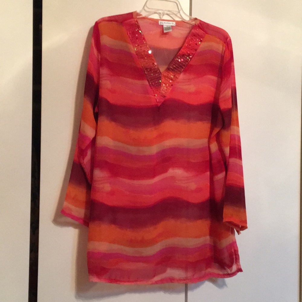 Ladies Sheer Tunic or Swim Coverup⭐️